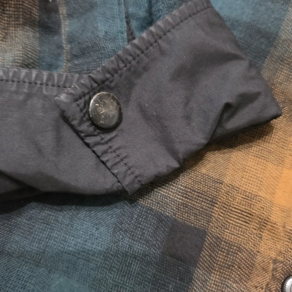 The North‎ Face Reversible Flannel Shirt Shacket Puffer Jacket  Large
